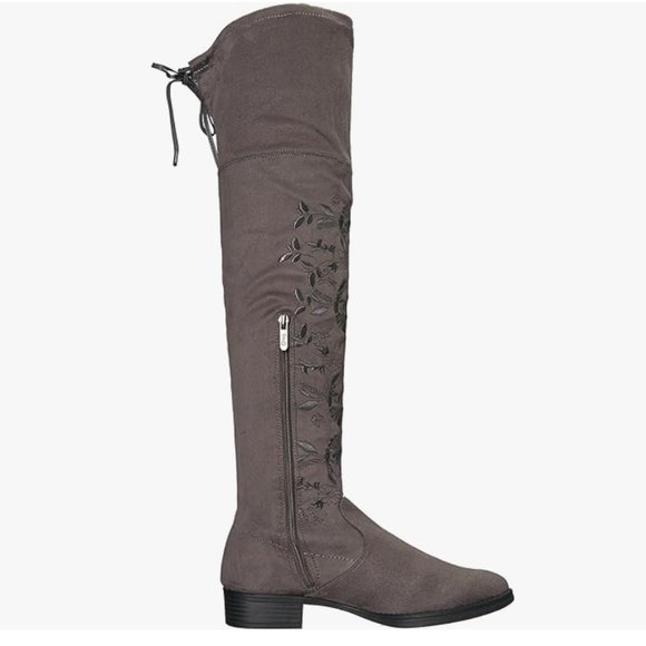 NWOT Sam Edelman Circus Princeton Embroidered Thigh Boots Size 8 - Picture 9 of 9